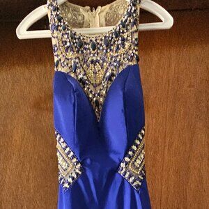 Blue Prom Dress XS